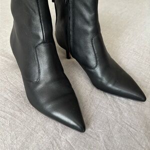Franco Sarto Black Ankle Booties
